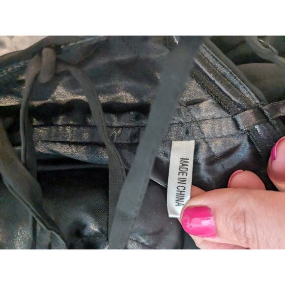 NWOT Faviana Hoco Cocktail Sleeveless Dress Black Size 0 - Picture 8 of 10